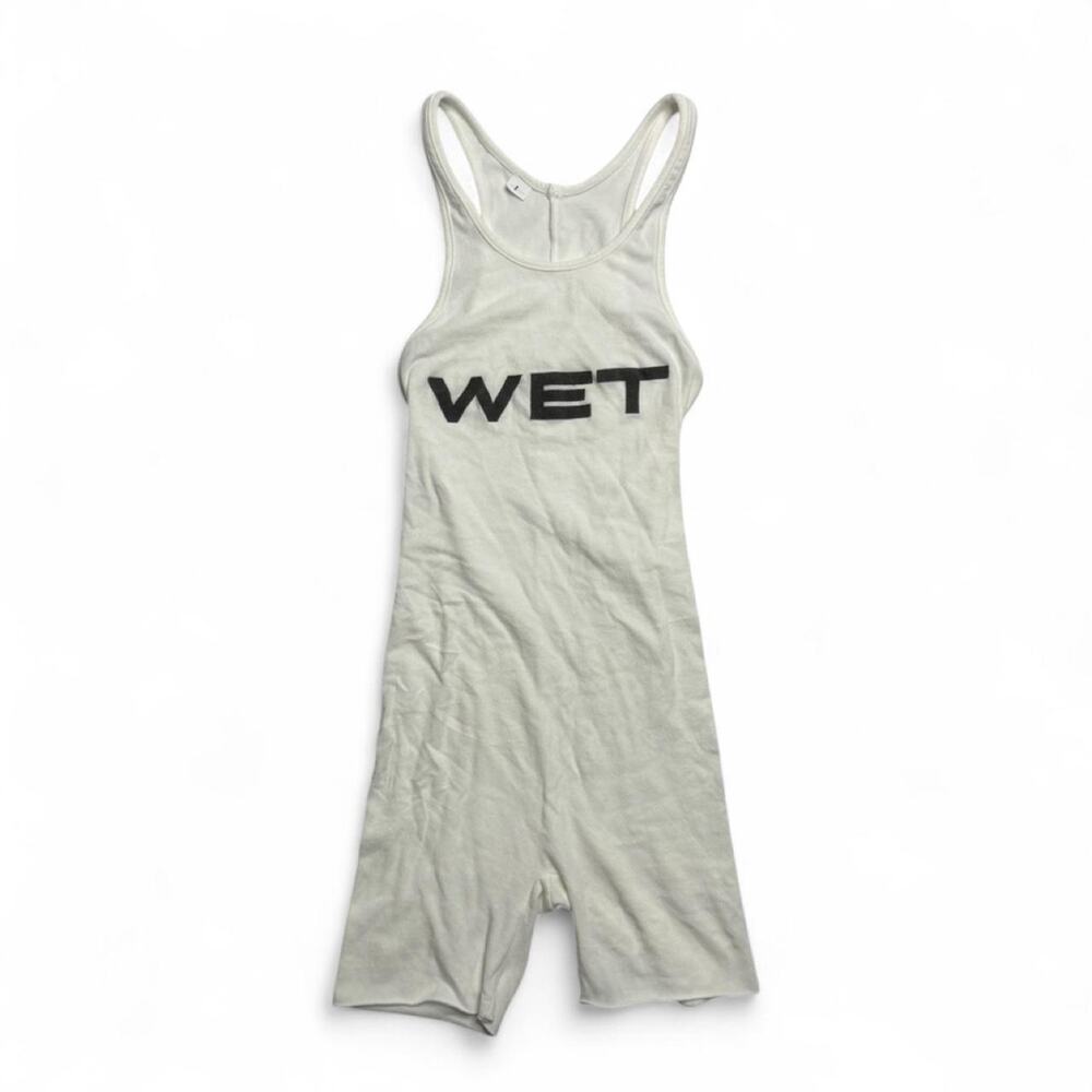 WET Yeezy x Mowalola body suit cotton size 2 material limited edition